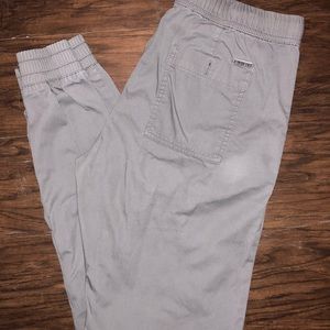 Express gray joggers